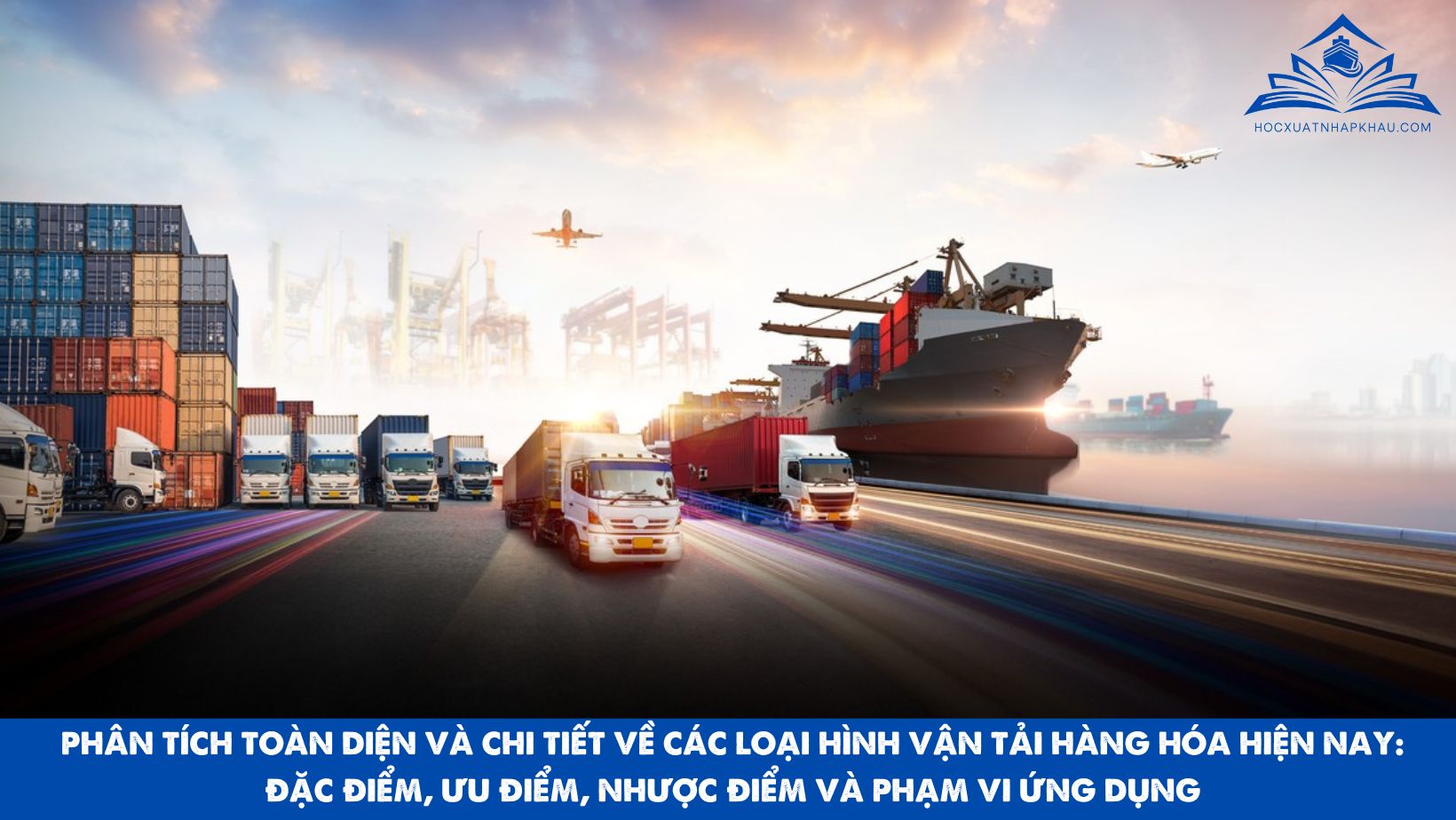 PHÂN TÍCH TOÀN DIỆN VÀ CHI TIẾT VỀ CÁC LOẠI HÌNH VẬN TẢI HÀNG HÓA HIỆN NAY: ĐẶC ĐIỂM, ƯU ĐIỂM, NHƯỢC ĐIỂM VÀ PHẠM VI ỨNG DỤNG