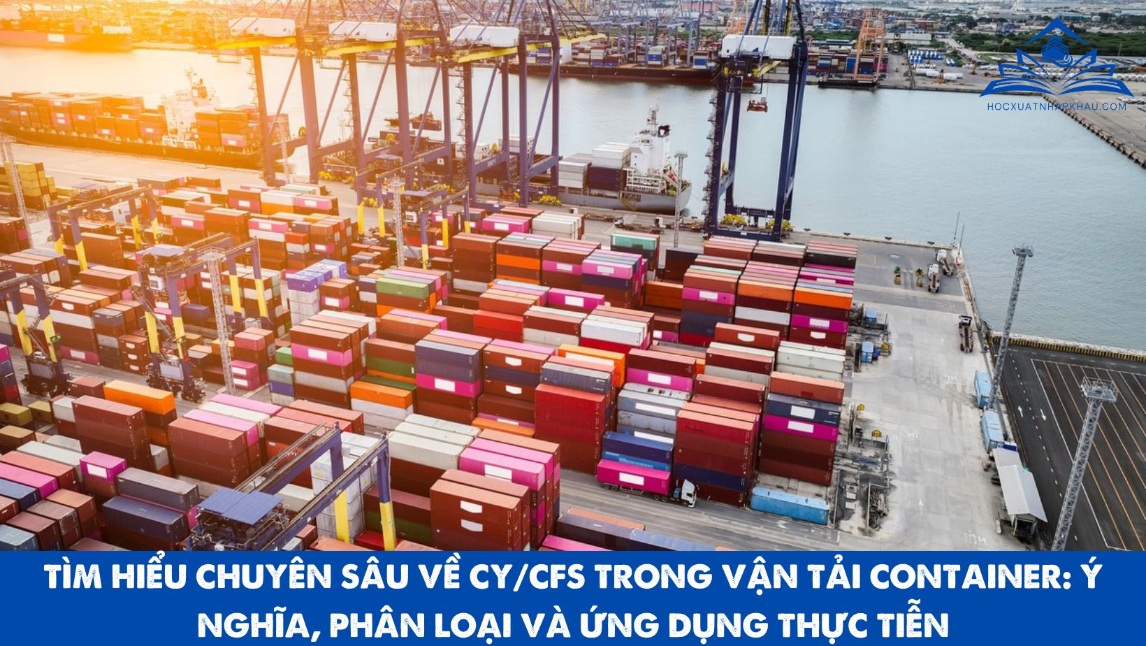 TÌM HIỂU CHUYÊN SÂU VỀ CY/CFS TRONG VẬN TẢI CONTAINER: Ý NGHĨA, PHÂN LOẠI VÀ ỨNG DỤNG THỰC TIỄN